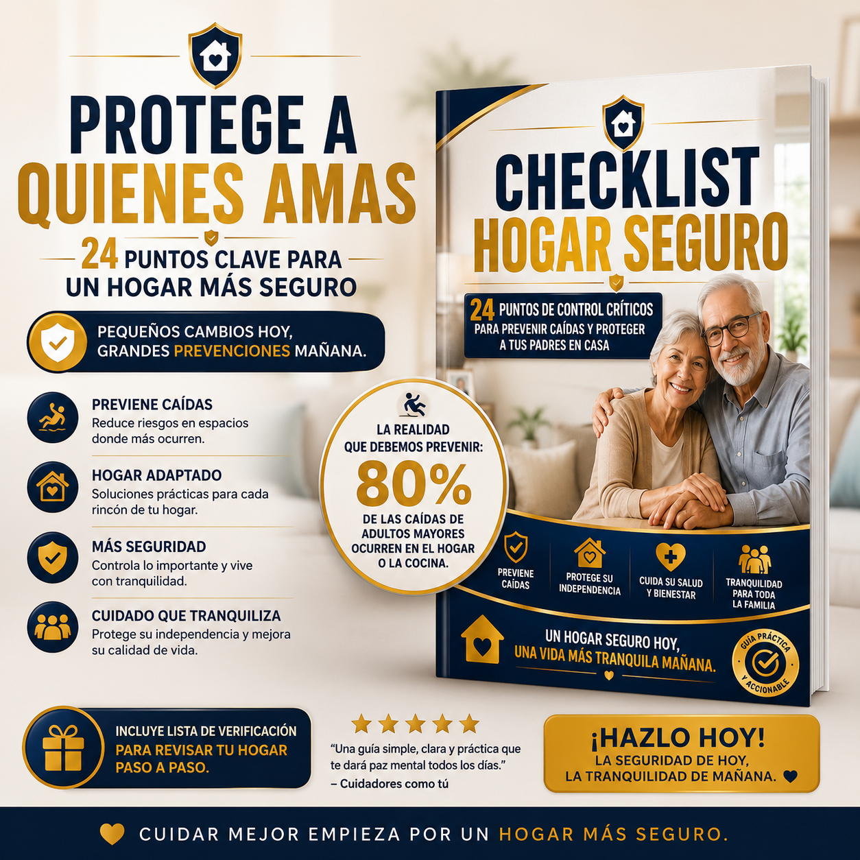 Arte original de Checklist Hogar Seguro